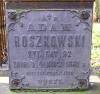 Grave og Adam Roszkowski, died 4 III 1881